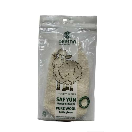 Derma Naturel Therapy Saf Yün Banyo Eldiveni T-485