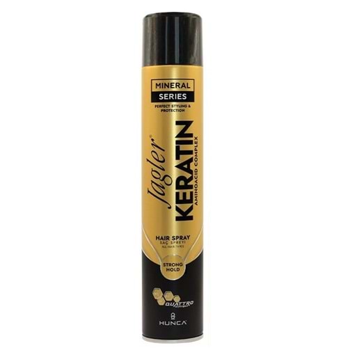 Jagler Saç Spreyi 400ML Keratinli Keratin Strong Hold - Minarelli - Ekstra Sert
