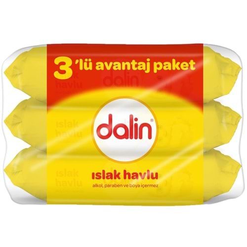 Dalin Islak Havlu Mendil Klasik 56 Yaprak 3 Lü Pk (168 Yaprak)