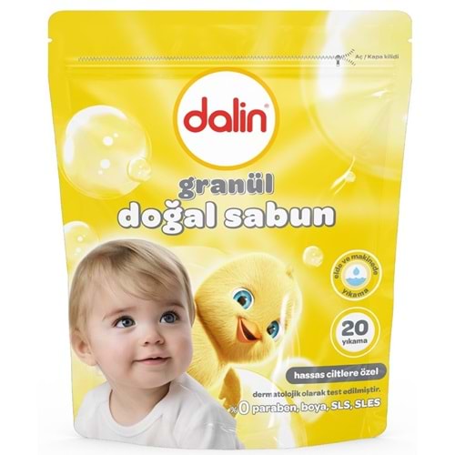 Dalin Granül Sabun Tozu 1000GR Klasik (Doğal Sabun) (20 Yıkama)