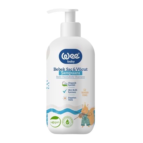 Wee Baby Bebek Saç ve Vücut Şampuanı 500ML