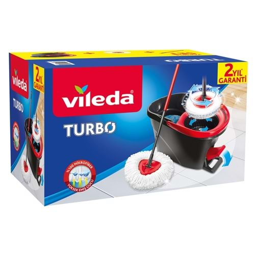 Vileda Turbo Pedallı Temizlik Seti (Komple Set)