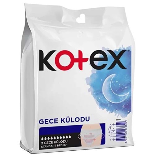 Kotex Gece Külodu / Külot Standart Beden Yoğun ReGl Dönemine Özel Paket içi 2 Adet