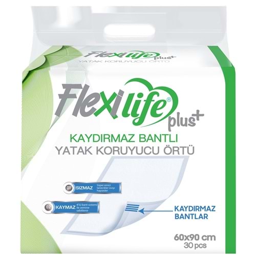Flexi Life Yetişkin Alt Açma Yatak Koruyucu Örtü 60*90CM (İç Adet 30 Adet) Kaydırmaz