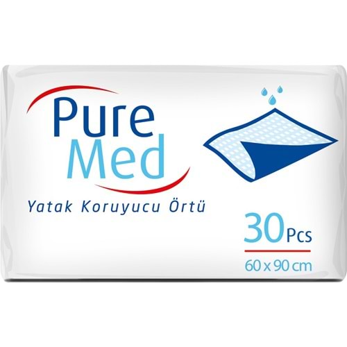 Puremed Yetişkin Yatak Koruyucu 60*90CM 30 Adet Tekli Pk