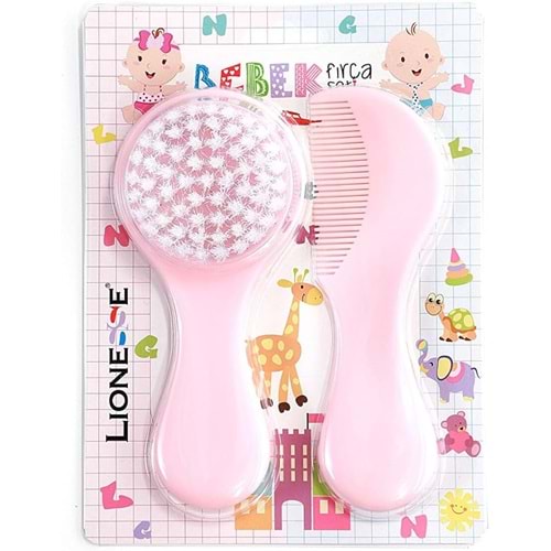 Lionesse Bebek Fırça Seti (LNS:2010) - Pembe