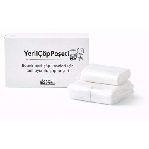 Mandaş Tommee Tippee Twist & Click Çöp Poşeti Tam Uyumlu Yerli (Kutu İçeriği 3 Lü Yedek Set) KOVASIZ