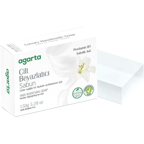 Agarta El Yapımı Doğal Sabun 150GR Cilt Beyazlatıcı