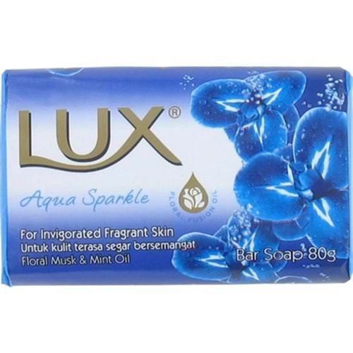 Lux Sabun 80GR Aqua Sparkle (Su Gibi Işıltı)
