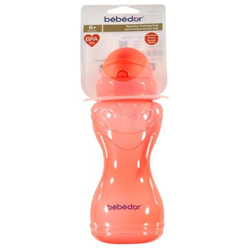 Bebedor Sportif Pipetli Bardak/Alıştırma Bardağı 330ML - Neoan Pembe