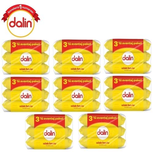 Dalin Islak Havlu Mendil Klasik 56 Yaprak 24 Lü Set (1344 Yaprak)
