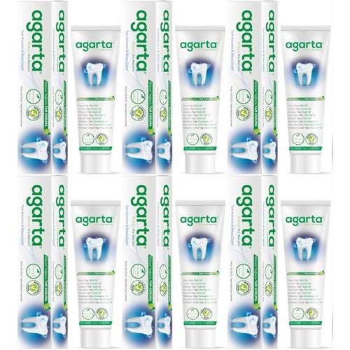 Agarta Doğal Diş Macunu 100ML Bitki Özlü (6 Lı Set)