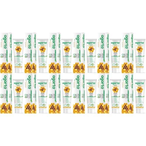 Agarta Doğal Diş Macunu 100ML Propolisli (12 Li Set)