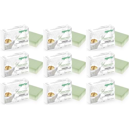 Agarta El Yapımı Doğal Sabun 150GR Hamam (9 Lu Set)