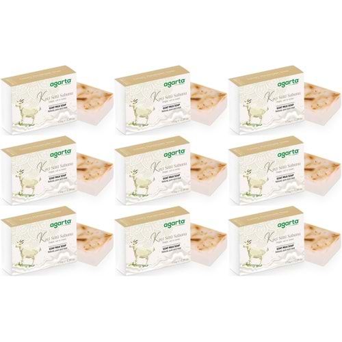 Agarta El Yapımı Doğal Sabun 150GR Keçi Sütü (9 Lu Set)