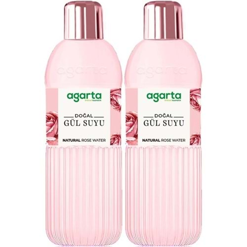Agarta Doğal Gül Suyu 400ML (2 Li Set)