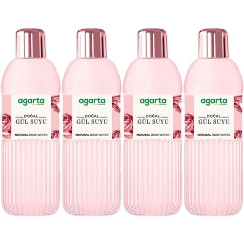 Agarta Doğal Gül Suyu 400ML (4 Lü Set)
