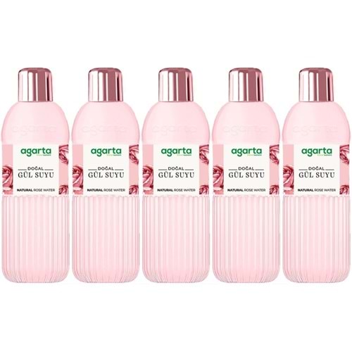Agarta Doğal Gül Suyu 400ML (5 Li Set)