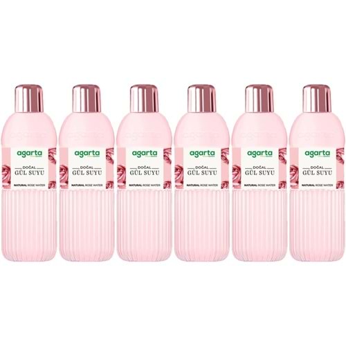 Agarta Doğal Gül Suyu 400ML (6 Lı Set)