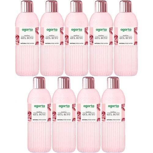 Agarta Doğal Gül Suyu 400ML (9 Lu Set)