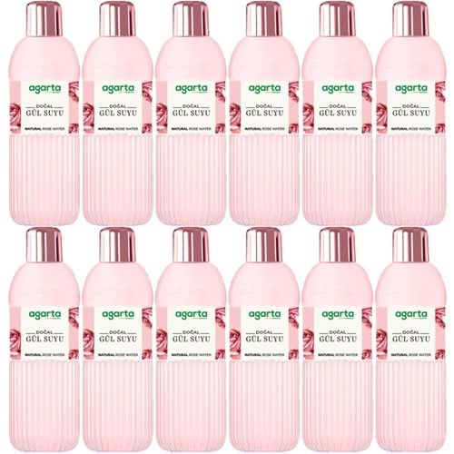 Agarta Doğal Gül Suyu 400ML (12 Li Set)