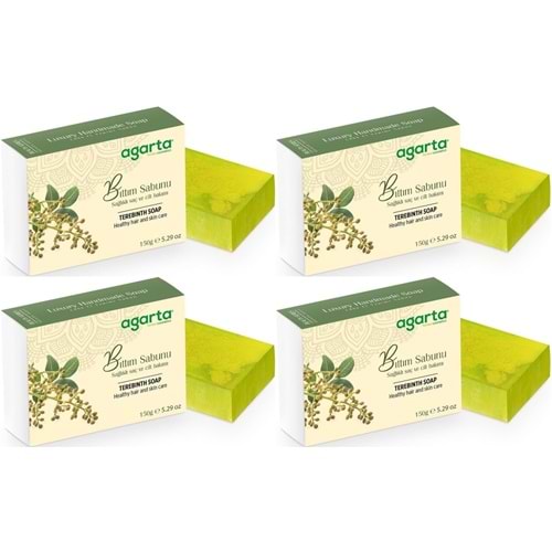 Agarta El Yapımı Doğal Sabun 150GR Bıttım (4 Lü Set)