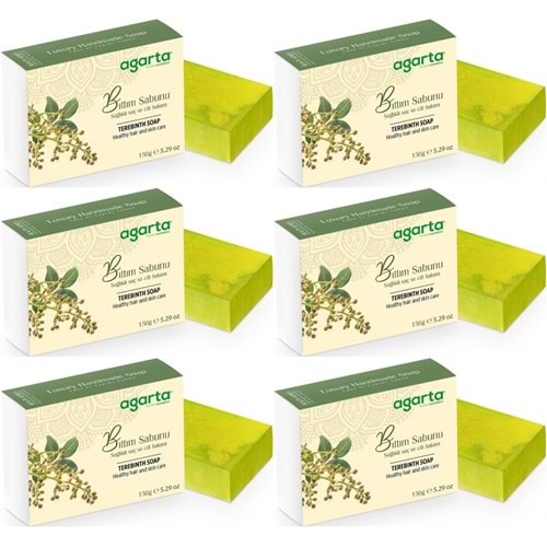 Agarta El Yapımı Doğal Sabun 150GR Bıttım (6 Lı Set)