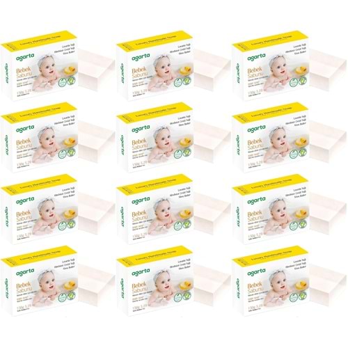 Agarta El Yapımı Doğal Sabun 150GR Bebek (12 Li Set)