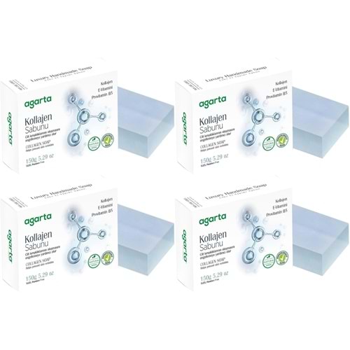 Agarta El Yapımı Doğal Sabun 150GR Kollajen (4 Lü Set)