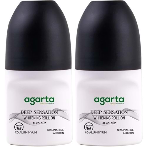 Agarta Roll-On Erkek 50 ML Patchoulı Deep Sensatıon (24 Saat Etkili Ter Kokusu Önleyici) (2 Li Set)