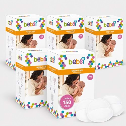 Bebsi Göğüs Pedi (30 Lu) Ekonomik Pk 150 Adet (5PK*30)