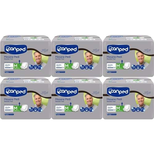 Canped Mesane Pedi Klasik Erkek M - Orta 72 Adet (6PK*12)