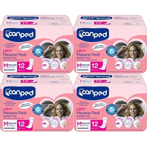 Canped Mesane Pedi Ultra M - Medium - Orta 48 Adet (4PK*12)