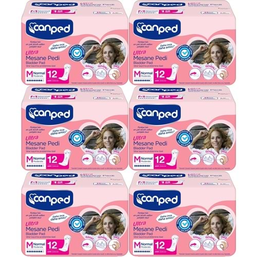 Canped Mesane Pedi Ultra M - Medium - Orta 72 Adet (6PK*12)