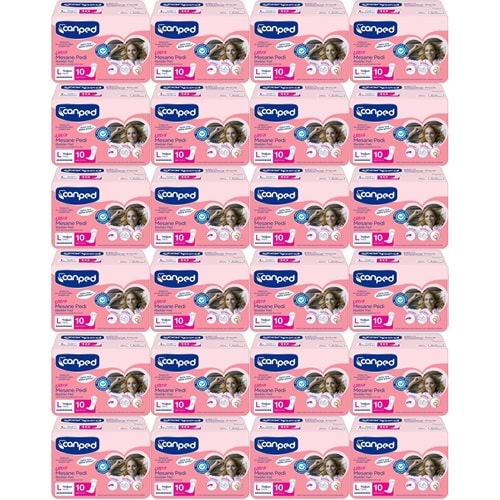 Canped Mesane Pedi Ultra L - Large - Büyük - Yoğun 240 Adet (24PK*10)