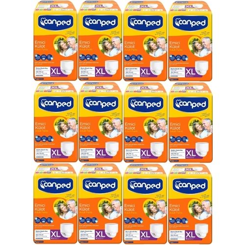 Canped Emici Külot Yetişkin Bezi XL - Ekstra Büyük - Extra Large 96 Adet