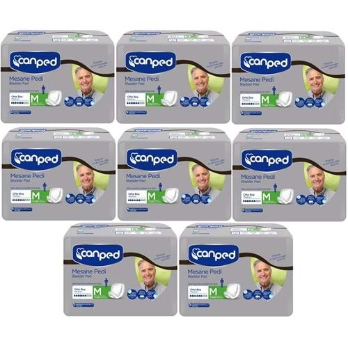 Canped Mesane Pedi Klasik Erkek M - Orta 96 Adet (8PK*12)