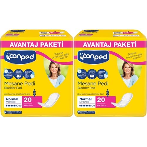 Canped Mesane Pedi Avantaj Pk Klasik M-Orta Boy Normal 40 Adet