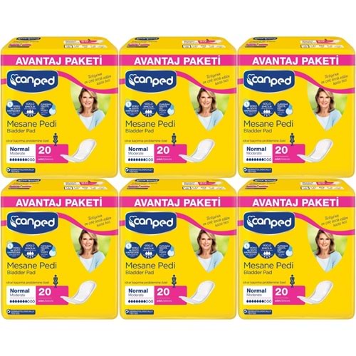 Canped Mesane Pedi Avantaj Pk Klasik M-Orta Boy Normal 120 Adet