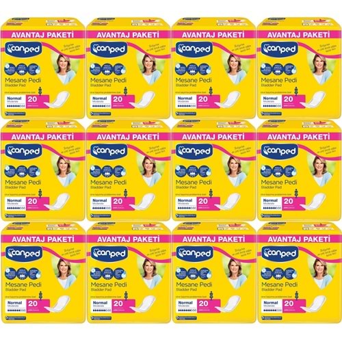 Canped Mesane Pedi Avantaj Pk Klasik M-Orta Boy Normal 240 Adet