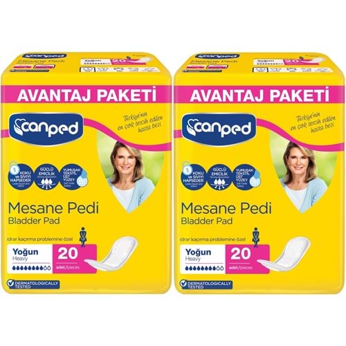 Canped Mesane Pedi Avantaj Pk Klasik L-Büyük Boy Yoğun 40 Adet
