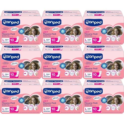 Canped Mesane Pedi Ultra L - Large - Büyük - Yoğun 90 Adet (9PK*10)