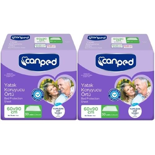 Canped Yetişkin Yatak Koruyucu Örtü 60 x 90 CM 60 Adet
