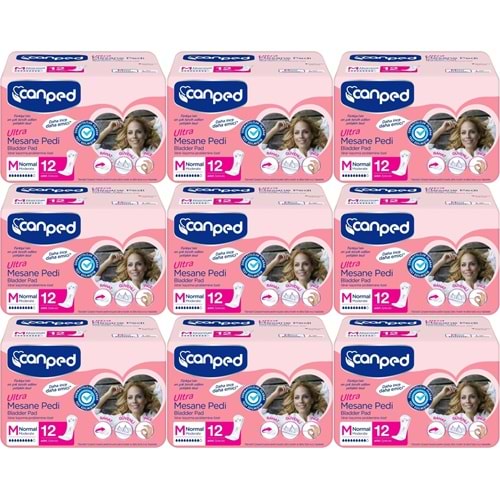 Canped Mesane Pedi Ultra M - Medium - Orta 108 Adet (9PK*12)