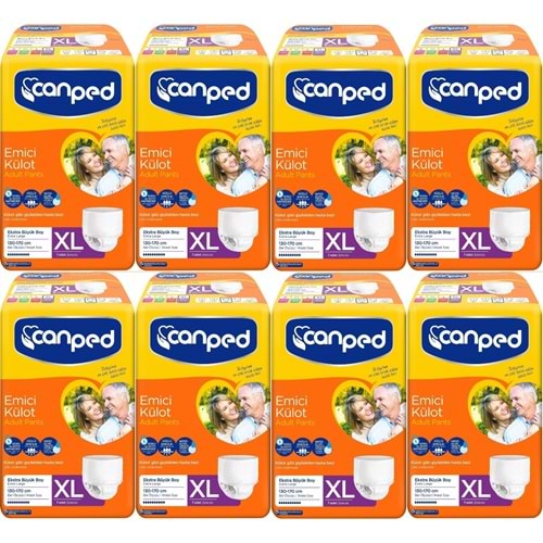 Canped Emici Külot Yetişkin Bezi XL-Extra Large Büyük Adet 56 (8PK*7)
