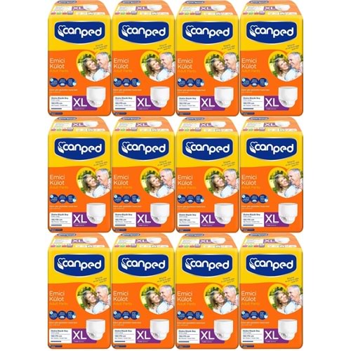 Canped Emici Külot Yetişkin Bezi XL-Extra Large Büyük Adet 84 (12PK*7)