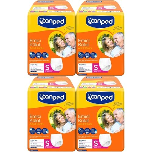 Canped Emici Külot Yetişkin Bezi S-Küçük Small 36 Adet (4PK*9)