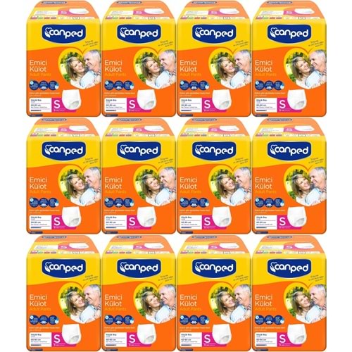 Canped Emici Külot Yetişkin Bezi S-Küçük Small 108 Adet (12PK*9)