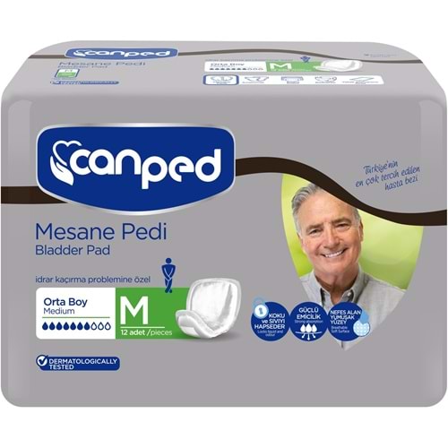 Canped Mesane Pedi Klasik Erkek M - Orta 48 Adet (4PK*12)