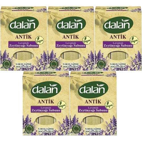 Dalan Antik Defneli Zeytinyağı Sabunu 900GR Lavantalı (5 Li Set)